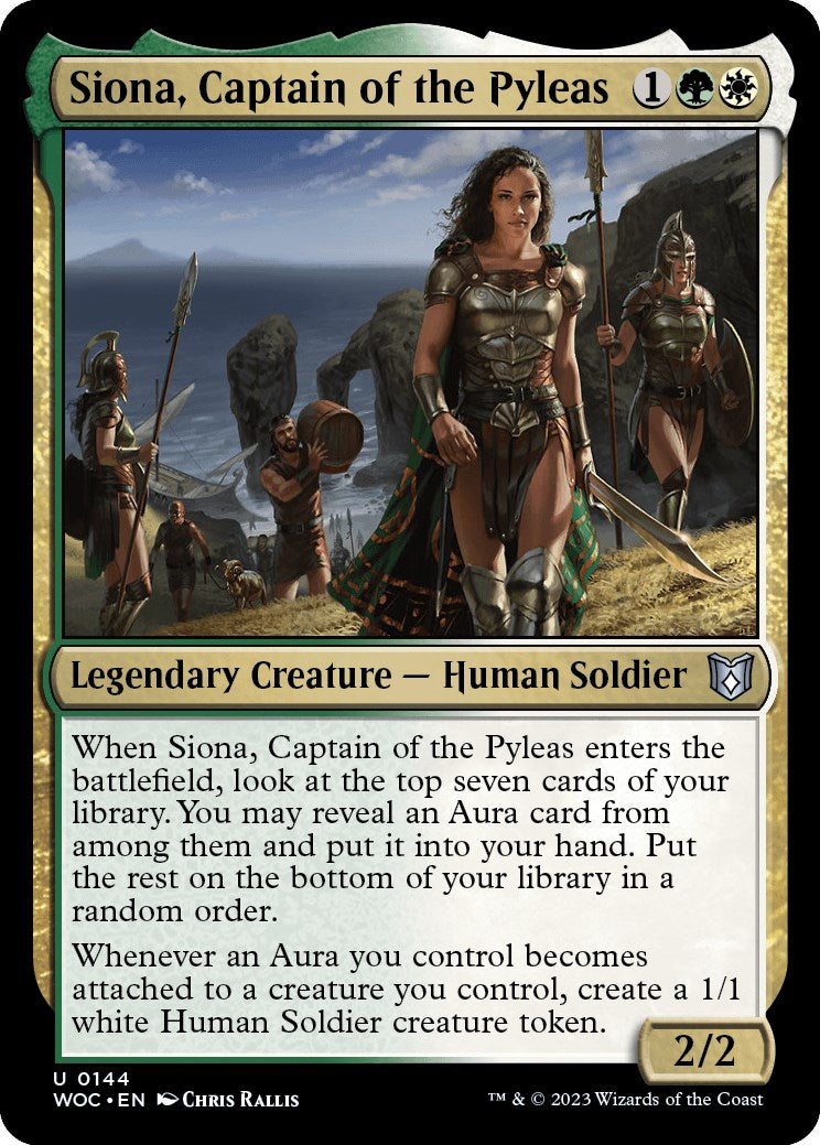 Siona, Captain of the Pyleas [Wilds of Eldraine Commander] | Fandemonia Ltd