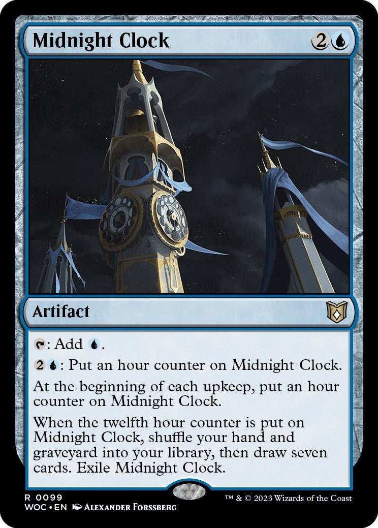 Midnight Clock [Wilds of Eldraine Commander] | Fandemonia Ltd