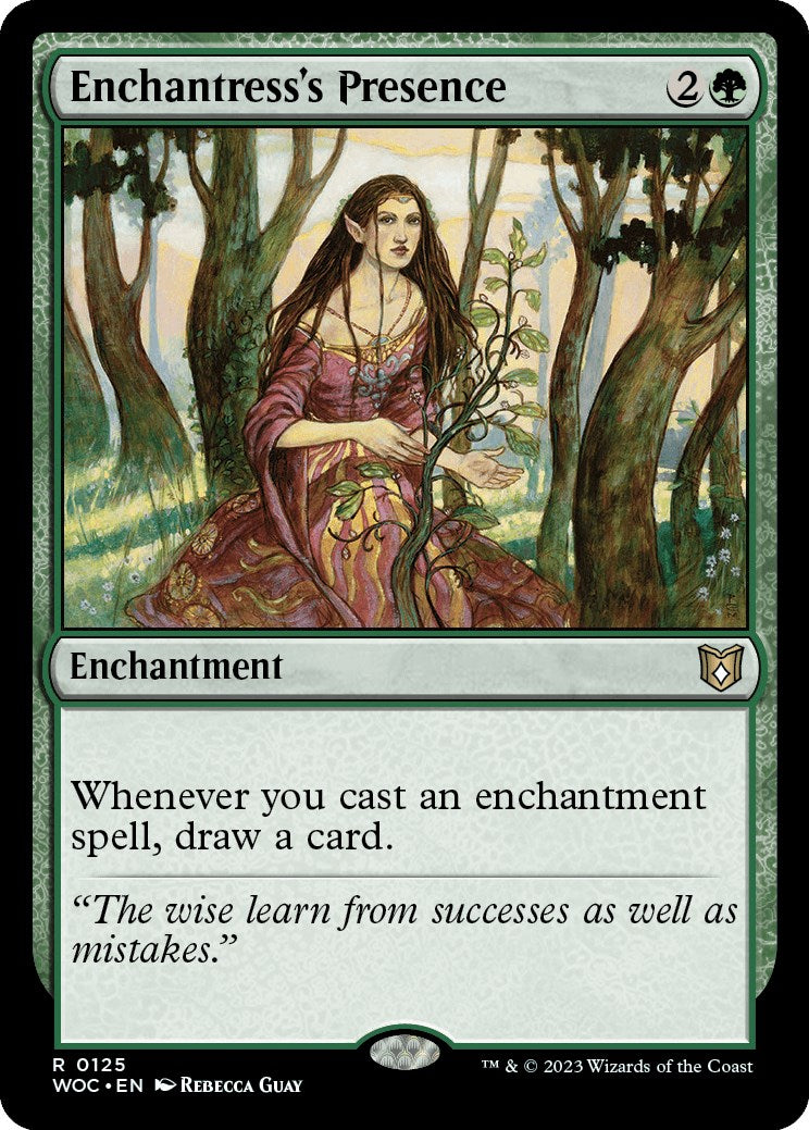 Enchantress's Presence [Wilds of Eldraine Commander] | Fandemonia Ltd