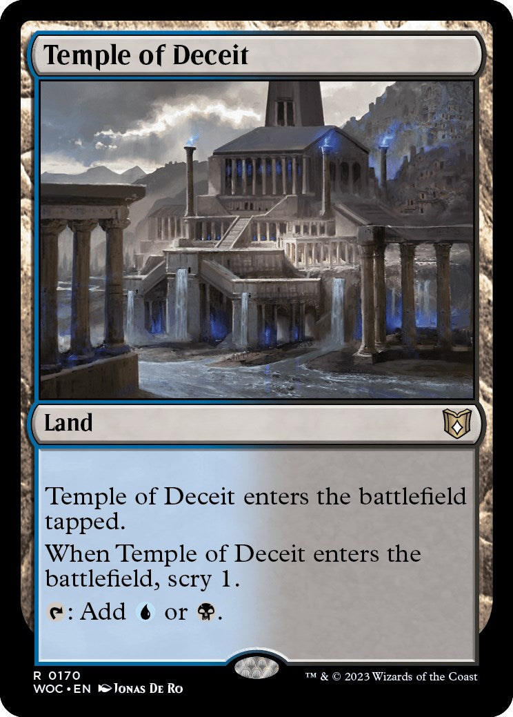Temple of Deceit [Wilds of Eldraine Commander] | Fandemonia Ltd