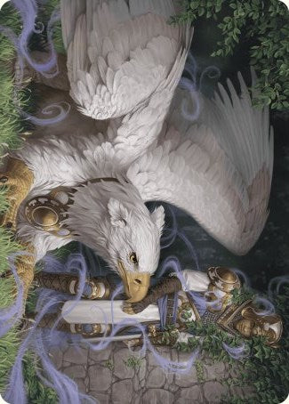 Dutiful Griffin Art Card [Wilds of Eldraine Art Series] | Fandemonia Ltd