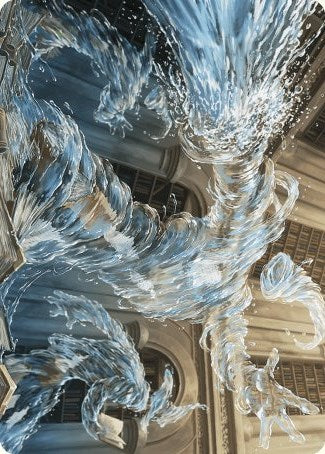 Splashy Spellcaster Art Card [Wilds of Eldraine Art Series] | Fandemonia Ltd