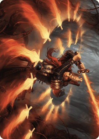 Heartflame Duelist Art Card [Wilds of Eldraine Art Series] | Fandemonia Ltd