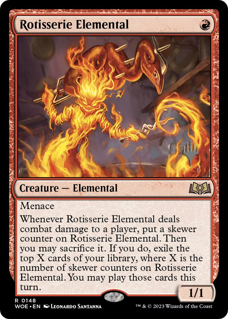 Rotisserie Elemental (Promo Pack) [Wilds of Eldraine Promos] | Fandemonia Ltd