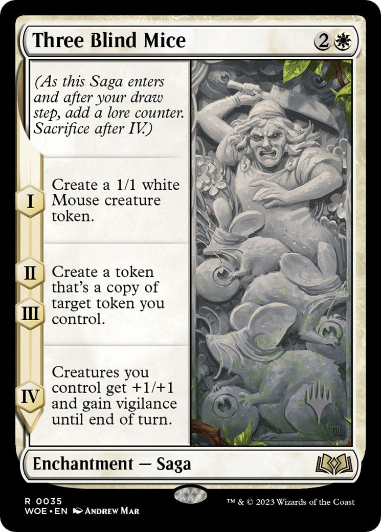 Three Blind Mice (Promo Pack) [Wilds of Eldraine Promos] | Fandemonia Ltd