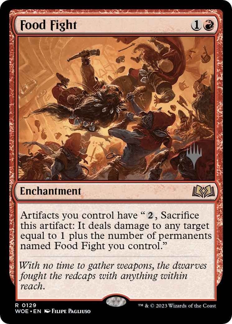 Food Fight (Promo Pack) [Wilds of Eldraine Promos] | Fandemonia Ltd