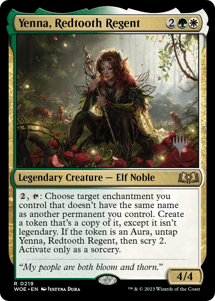 Yenna, Redtooth Regent (Promo Pack) [Wilds of Eldraine Promos] | Fandemonia Ltd