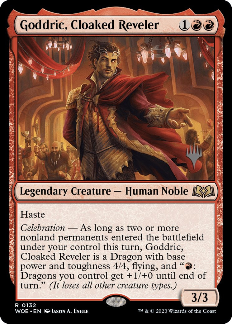 Goddric, Cloaked Reveler (Promo Pack) [Wilds of Eldraine Promos] | Fandemonia Ltd