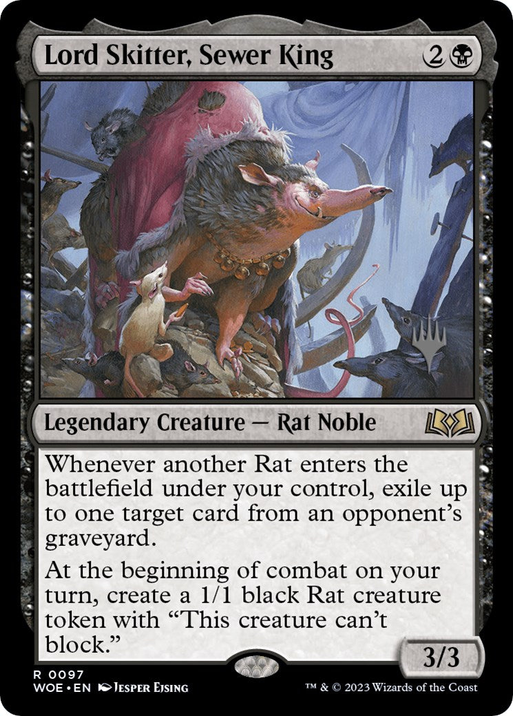 Lord Skitter, Sewer King (Promo Pack) [Wilds of Eldraine Promos] | Fandemonia Ltd