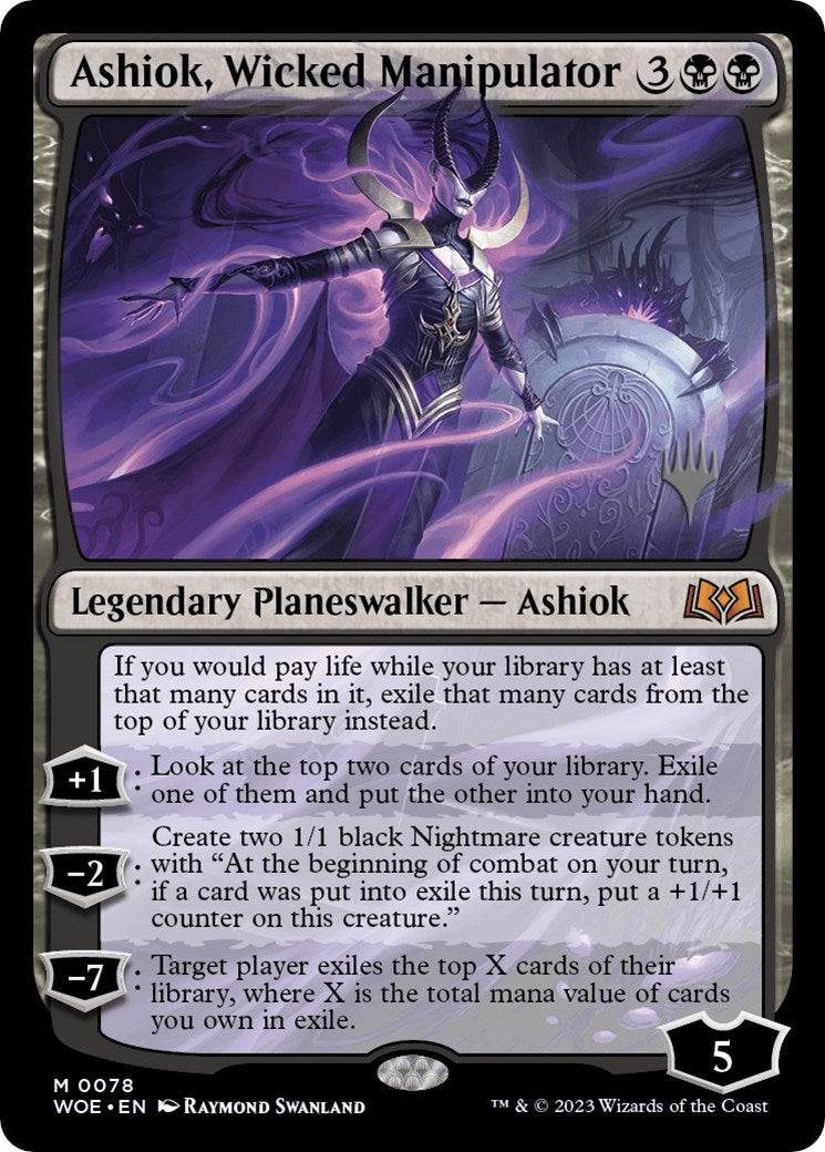 Ashiok, Wicked Manipulator (Promo Pack) [Wilds of Eldraine Promos] | Fandemonia Ltd