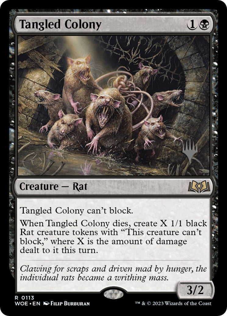 Tangled Colony (Promo Pack) [Wilds of Eldraine Promos] | Fandemonia Ltd