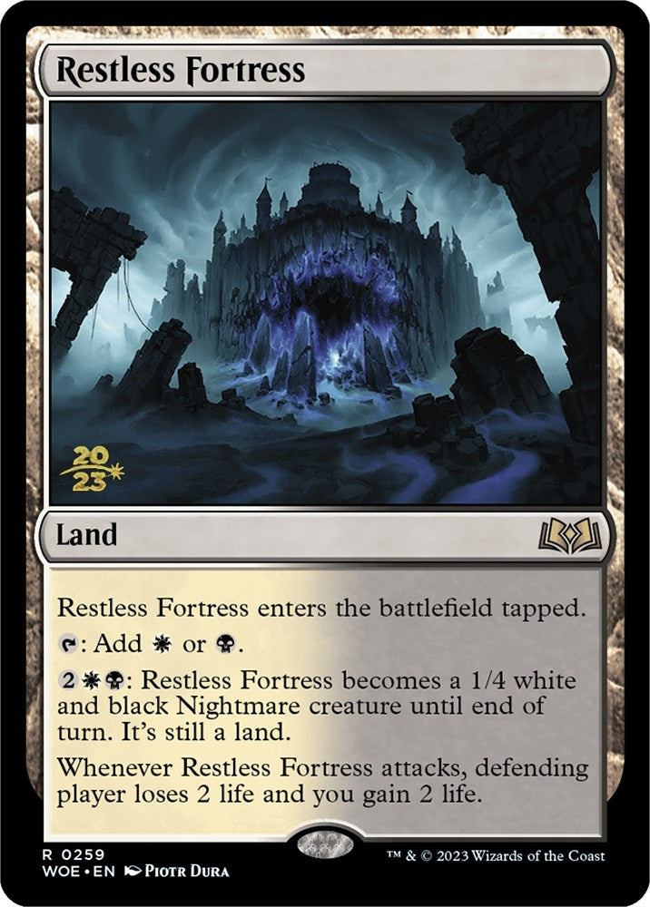 Restless Fortress [Wilds of Eldraine Prerelease Promos] | Fandemonia Ltd