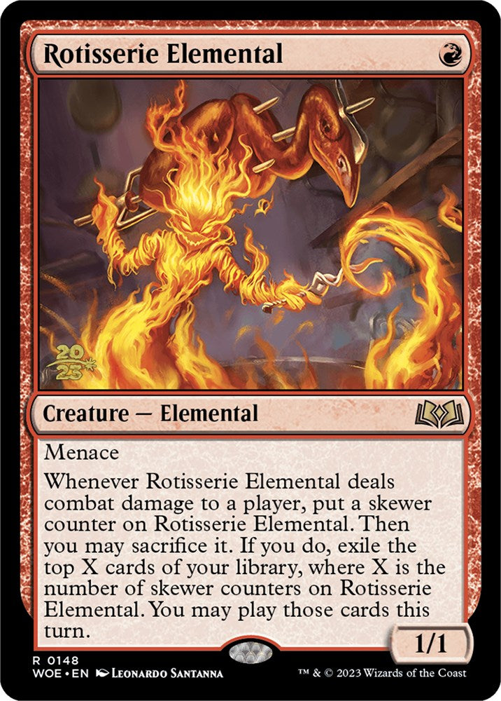 Rotisserie Elemental [Wilds of Eldraine Prerelease Promos] | Fandemonia Ltd