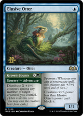 Elusive Otter // Grove's Bounty [Wilds of Eldraine Prerelease Promos] | Fandemonia Ltd