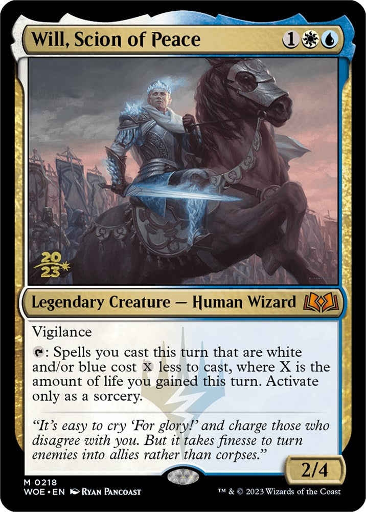 Will, Scion of Peace [Wilds of Eldraine Prerelease Promos] | Fandemonia Ltd