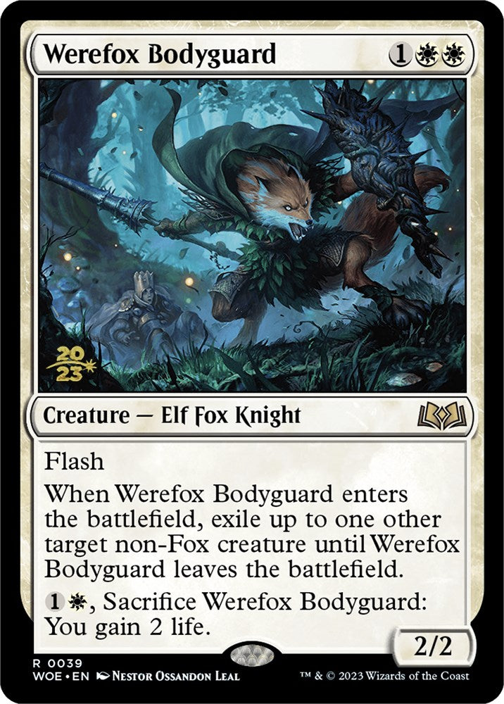 Werefox Bodyguard [Wilds of Eldraine Prerelease Promos] | Fandemonia Ltd