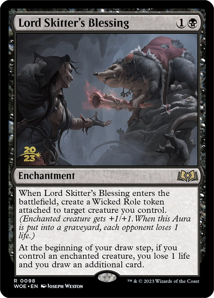 Lord Skitter's Blessing [Wilds of Eldraine Prerelease Promos] | Fandemonia Ltd