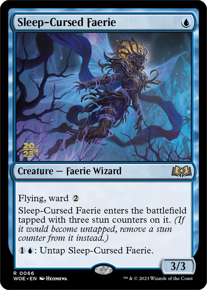 Sleep-Cursed Faerie [Wilds of Eldraine Prerelease Promos] | Fandemonia Ltd