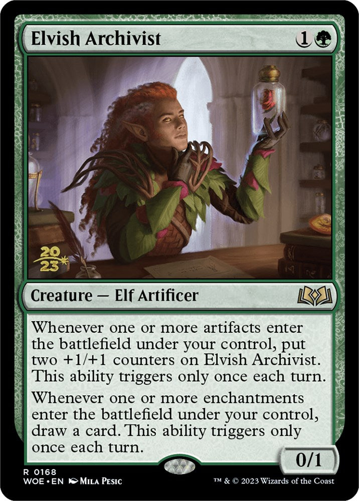 Elvish Archivist [Wilds of Eldraine Prerelease Promos] | Fandemonia Ltd