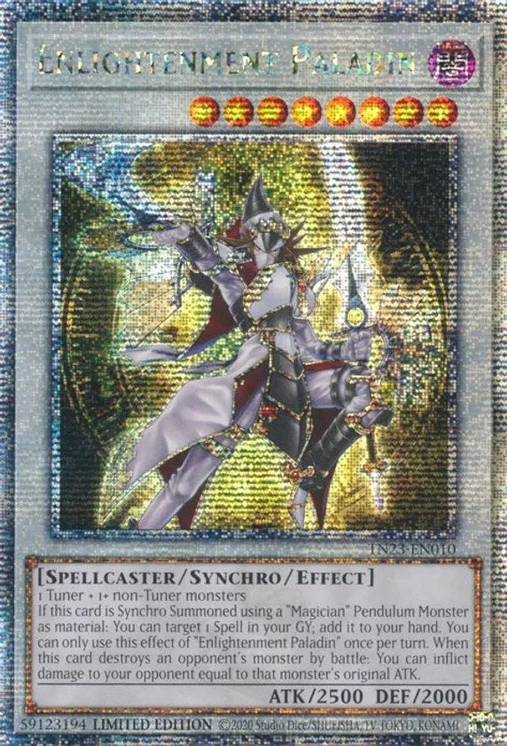 Enlightenment Paladin [TN23-EN010] Quarter Century Secret Rare | Fandemonia Ltd