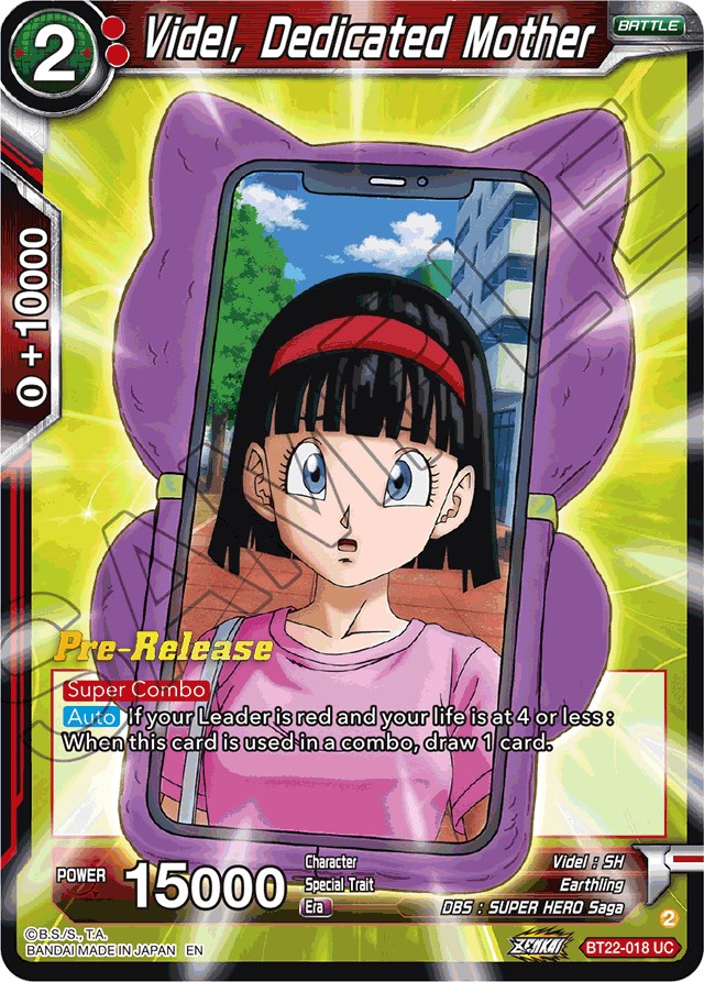 Videl, Dedicated Mother (BT22-018) [Critical Blow Prerelease Promos] | Fandemonia Ltd