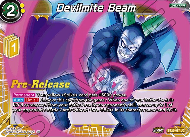 Devilmite Beam (BT22-087) [Critical Blow Prerelease Promos] | Fandemonia Ltd