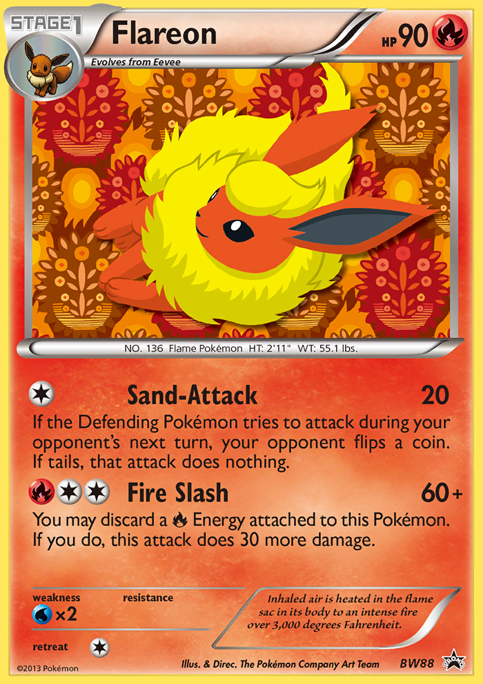 Flareon (BW88) [Black & White: Black Star Promos] | Fandemonia Ltd