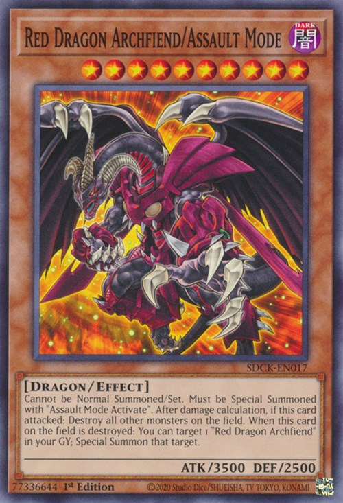 Red Dragon Archfiend/Assault Mode [SDCK-EN017] Common | Fandemonia Ltd