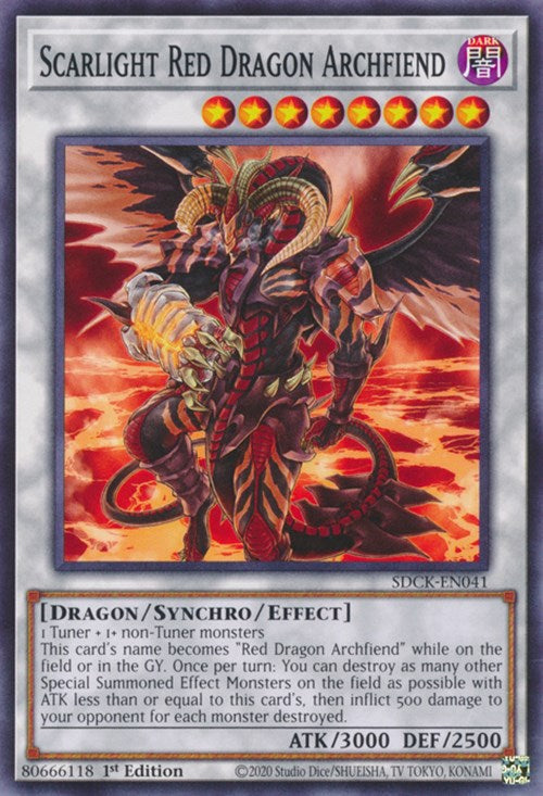 Scarlight Red Dragon Archfiend [SDCK-EN041] Common | Fandemonia Ltd