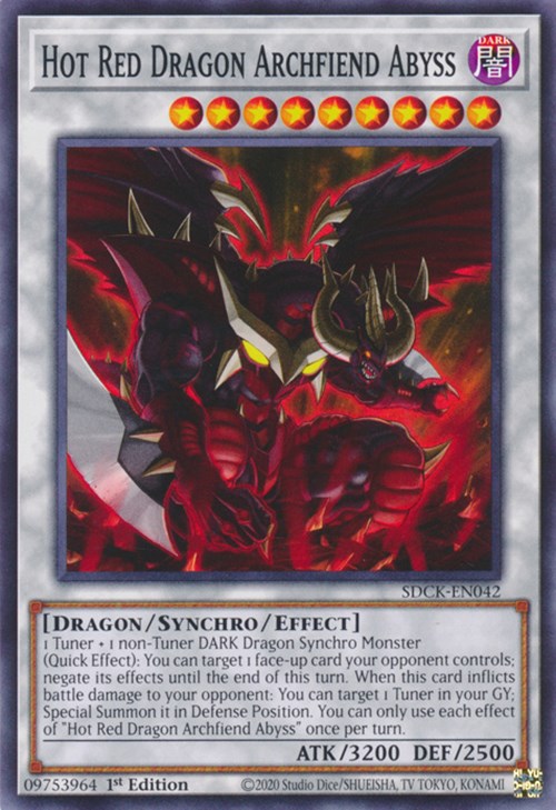 Hot Red Dragon Archfiend Abyss [SDCK-EN042] Common | Fandemonia Ltd