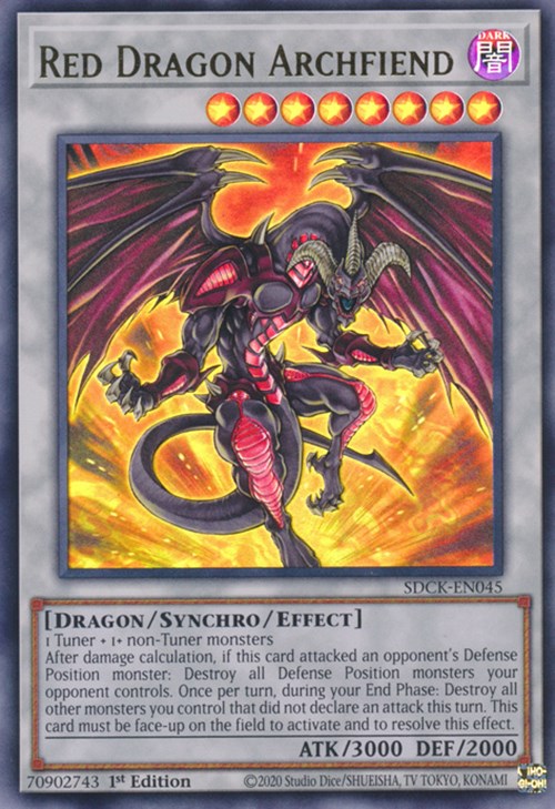 Red Dragon Archfiend [SDCK-EN045] Ultra Rare | Fandemonia Ltd