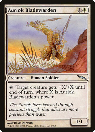 Auriok Bladewarden [Mirrodin] | Fandemonia Ltd