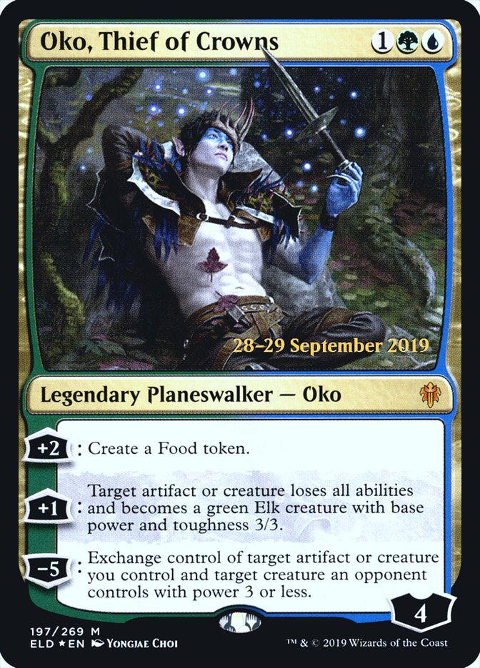 Oko, Thief of Crowns  [Throne of Eldraine Prerelease Promos] | Fandemonia Ltd