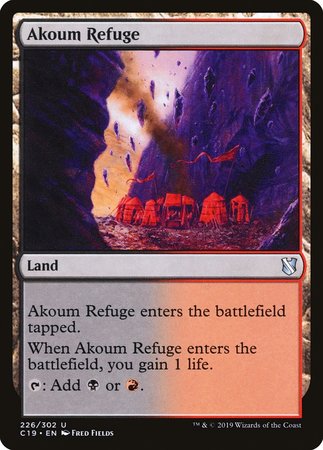 Akoum Refuge [Commander 2019] | Fandemonia Ltd