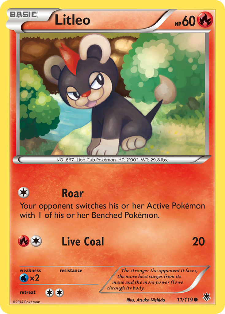 Litleo (11/119) [XY: Phantom Forces] | Fandemonia Ltd