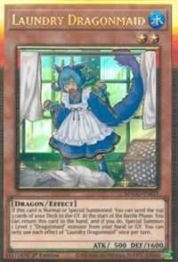 Laundry Dragonmaid [MAGO-EN021] Gold Rare | Fandemonia Ltd