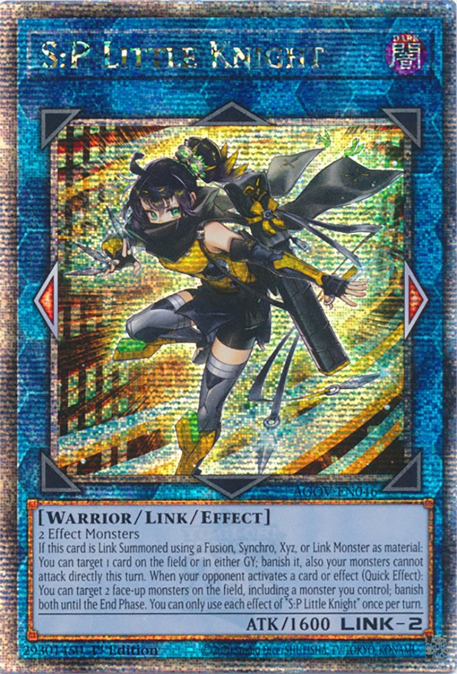 S:P Little Knight (Quarter Century Secret Rare) [AGOV-EN046] Quarter Century Secret Rare | Fandemonia Ltd