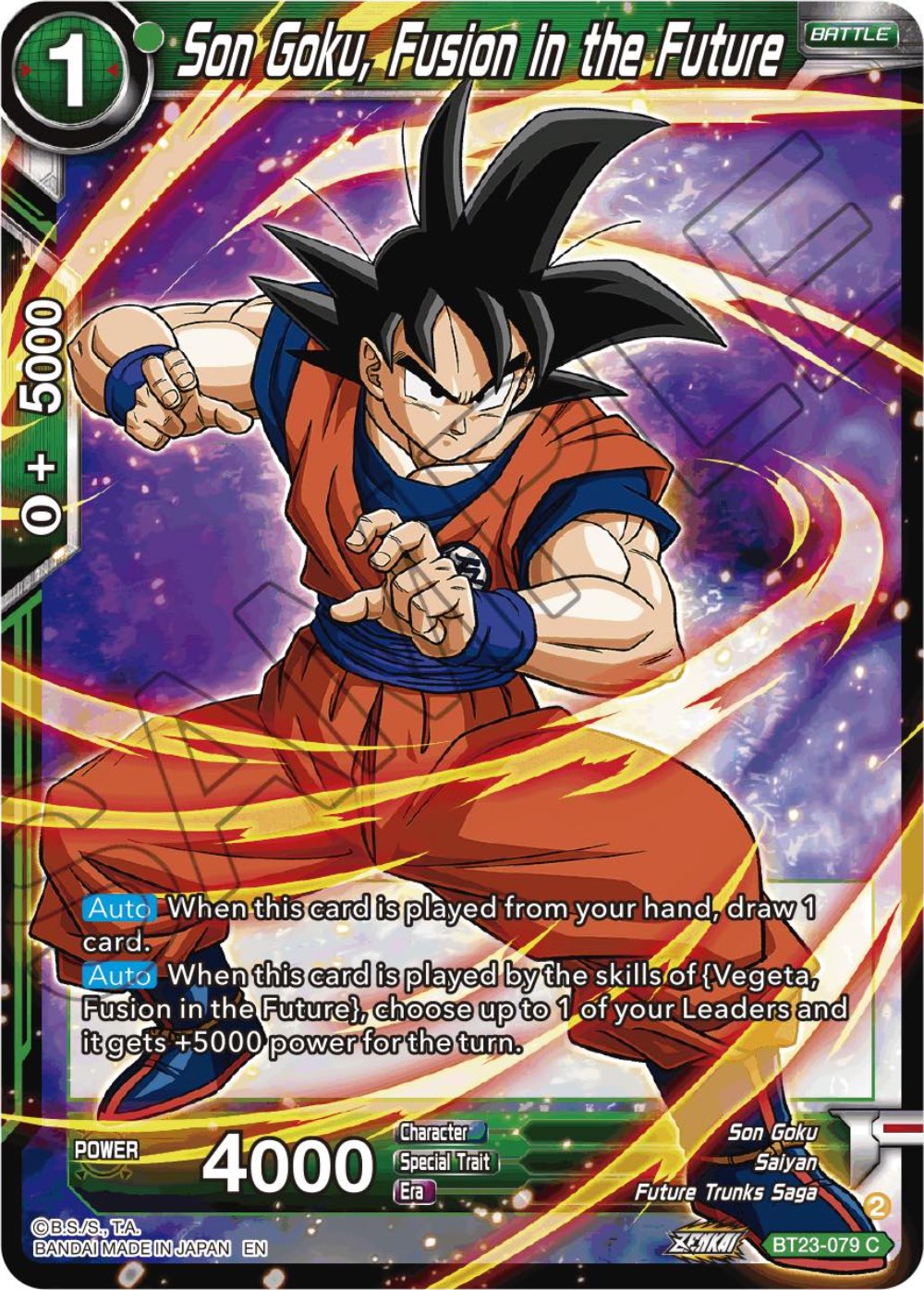 Son Goku, Fusion in the Future (BT23-079) [Perfect Combination] | Fandemonia Ltd