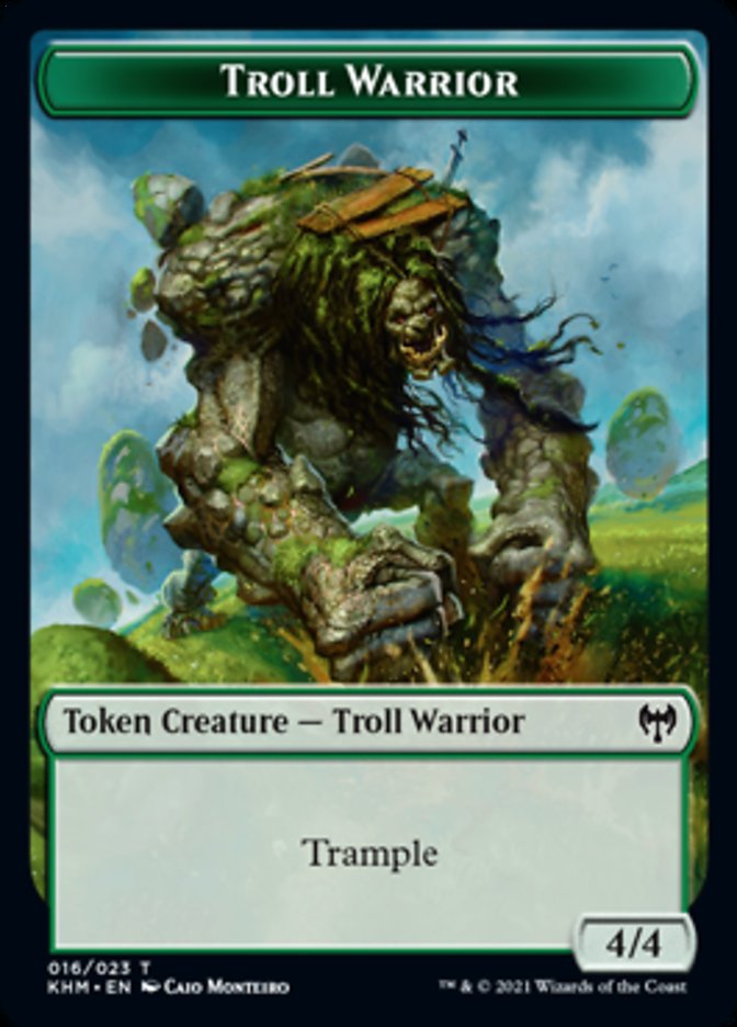 Troll Warrior Token [Kaldheim] | Fandemonia Ltd