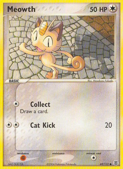 Meowth (69/112) [EX: FireRed & LeafGreen] | Fandemonia Ltd