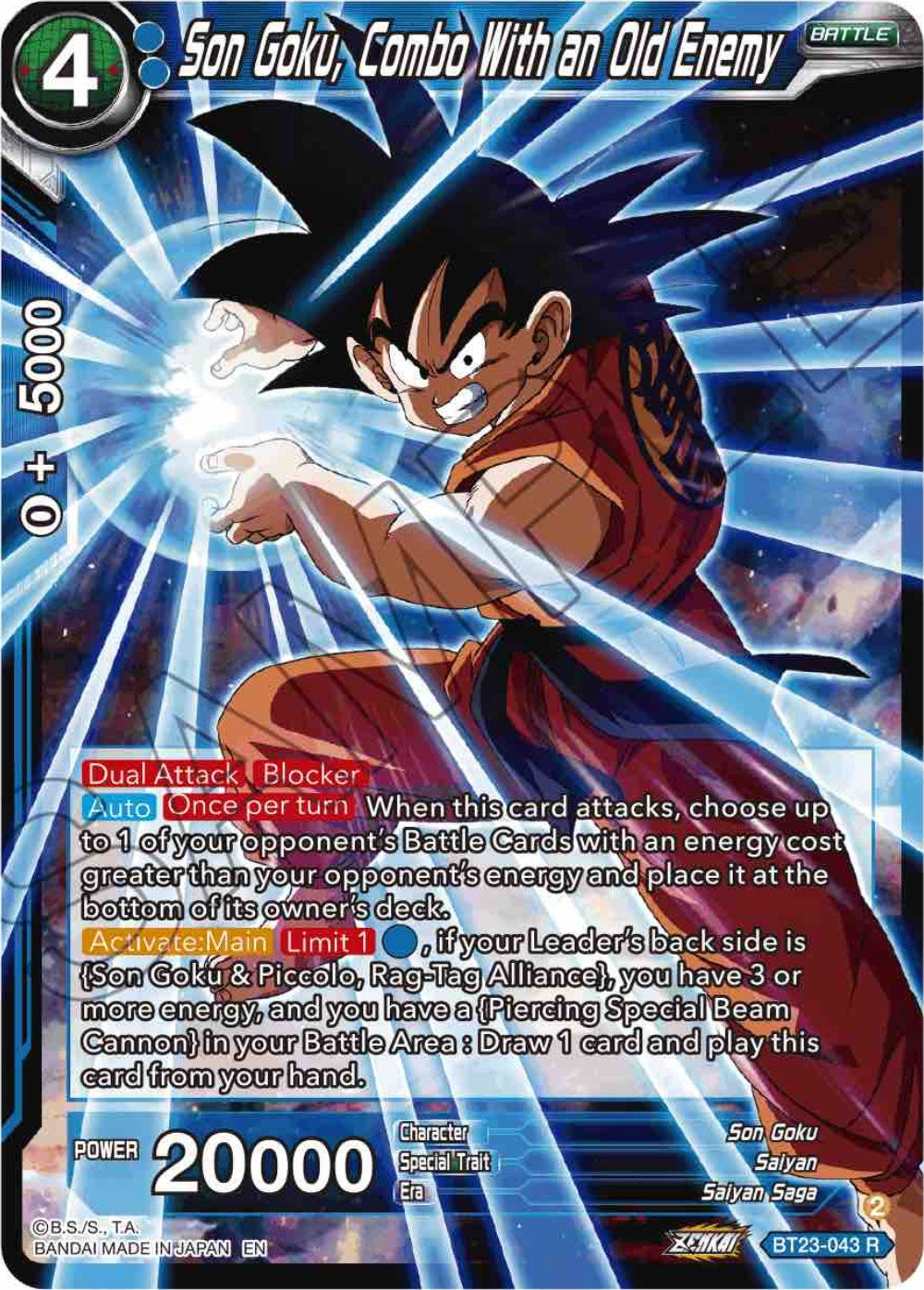 Son Goku, Combo With an Old Enemy (BT23-043) [Perfect Combination] | Fandemonia Ltd