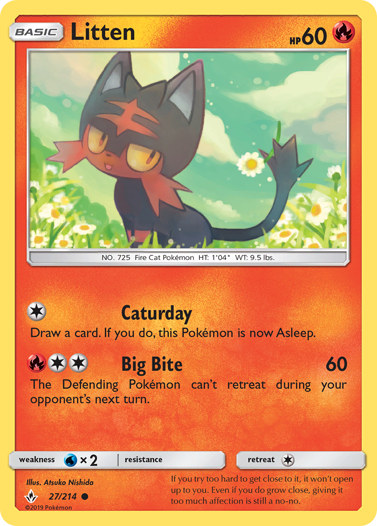 Litten (27/214) [Sun & Moon: Unbroken Bonds] | Fandemonia Ltd