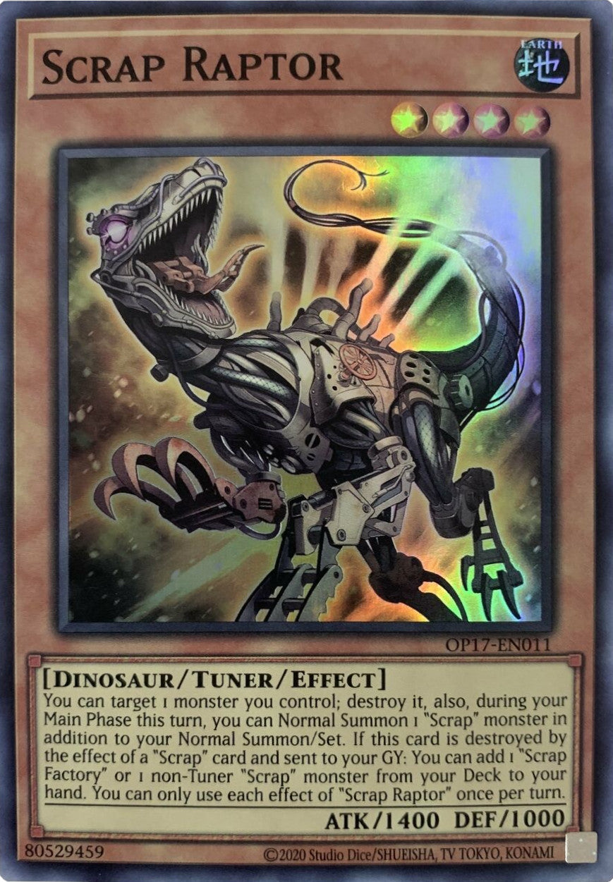 Scrap Raptor [OP17-EN011] Super Rare | Fandemonia Ltd