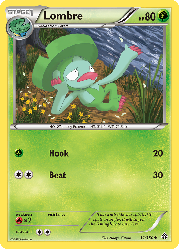 Lombre (11/160) [XY: Primal Clash] | Fandemonia Ltd