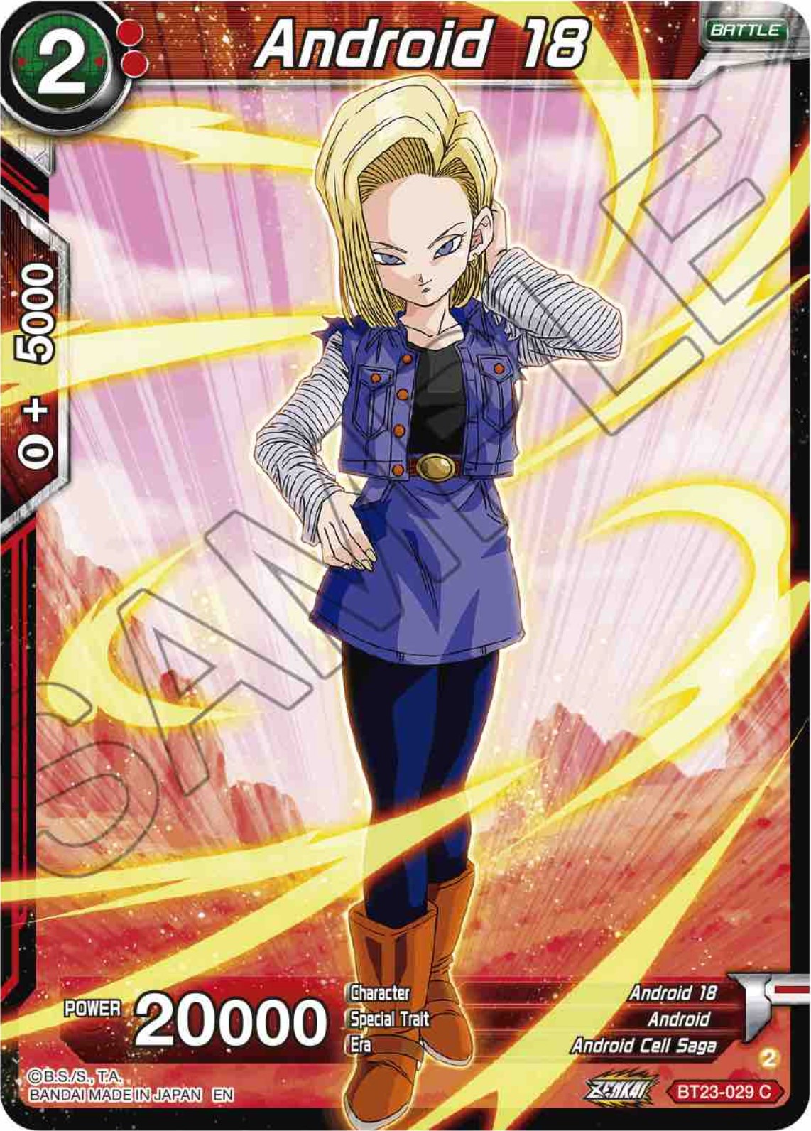 Android 18 (BT23-029) [Perfect Combination] | Fandemonia Ltd