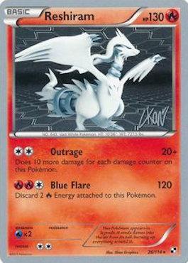 Reshiram (26/114) (Reshiphlosion - Christopher Kan) [World Championships 2011] | Fandemonia Ltd