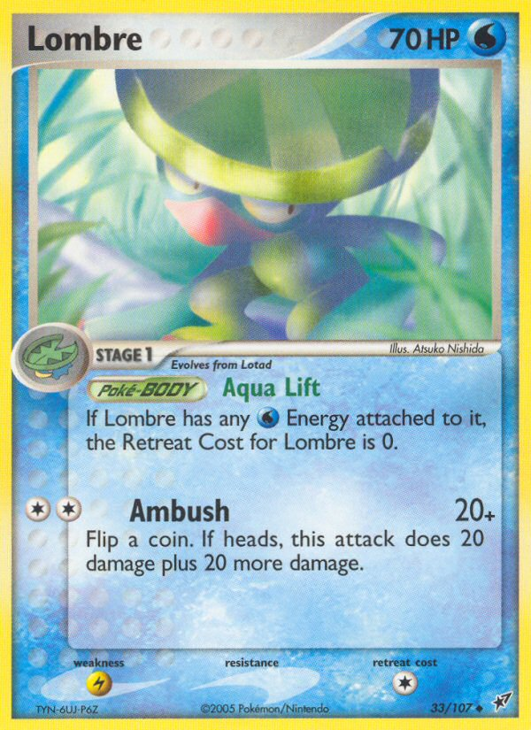 Lombre (33/107) [EX: Deoxys] | Fandemonia Ltd