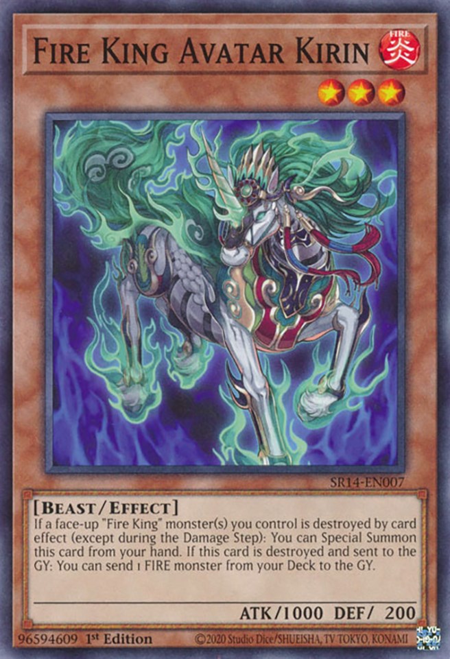 Fire King Avatar Kirin [SR14-EN007] Common | Fandemonia Ltd