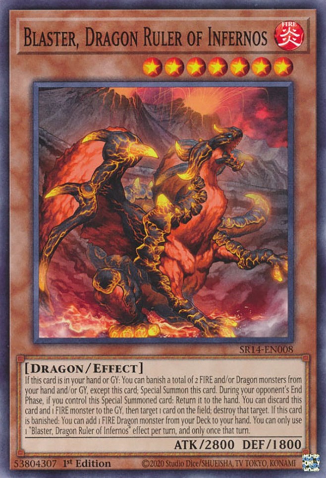 Blaster, Dragon Ruler of Infernos [SR14-EN008] Common | Fandemonia Ltd