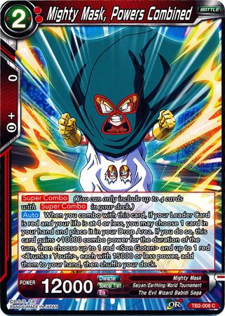 Mighty Mask, Powers Combined [TB2-008] | Fandemonia Ltd